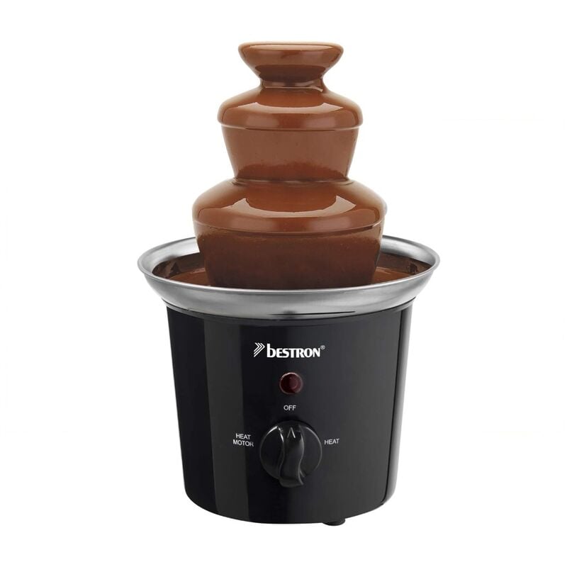 Image of Fontana di cioccolato elettronica - capacità 300 grammi - 60w - in nero - ACF300 Bestron