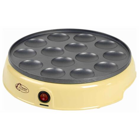 Bestron Holländische Poffertjes Maker APFM700SD 800 W Creme