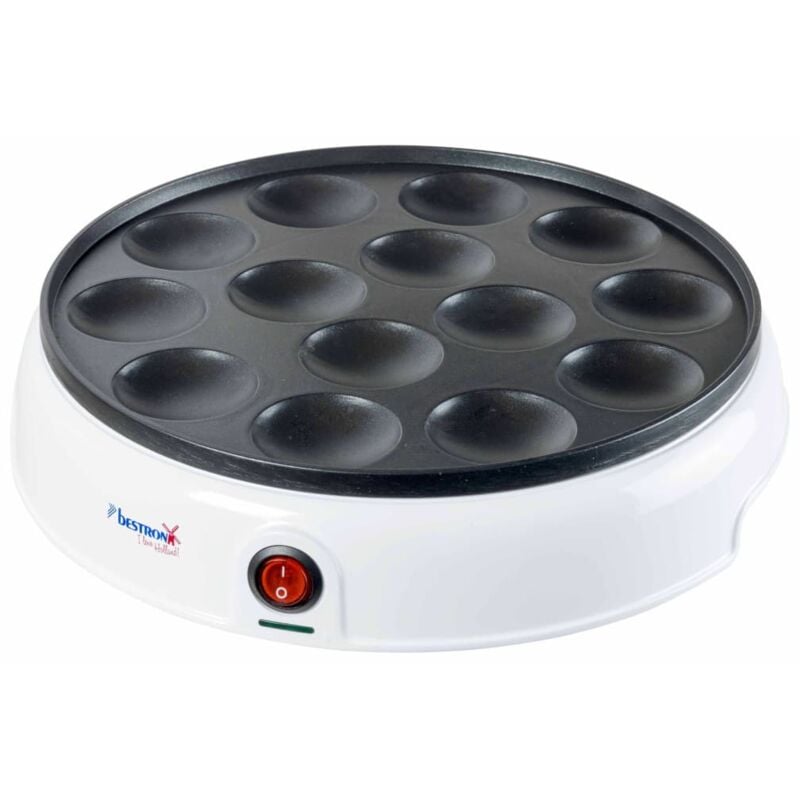 

Bestron Máquina de crepes holandeses APFM700W 800 W blanco - Blanco