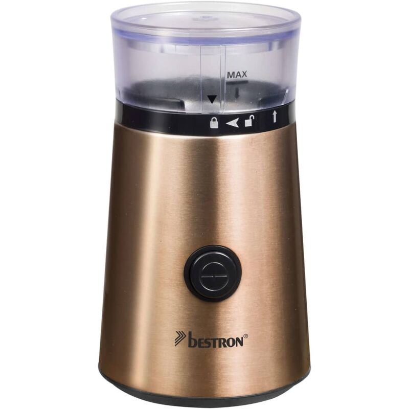 

Molinillo de café Copper Collection ATS1000CO 150 W - Marrón - Bestron