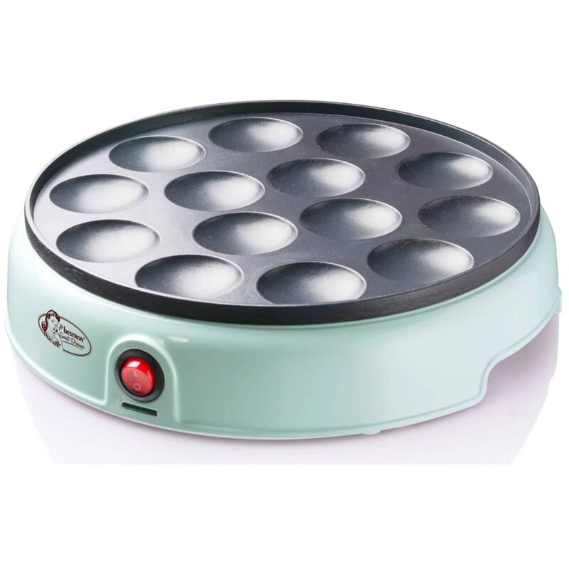 

Máquina de crepes holandeses APFM700SDM 800 W verde menta - Antracita - Bestron