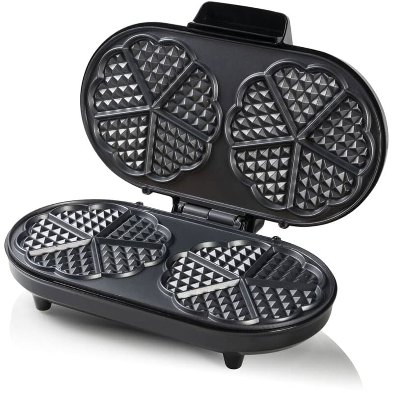 

Máquina de gofres de doble corazón ADWM730S 1200 W inox - Multicolor - Bestron