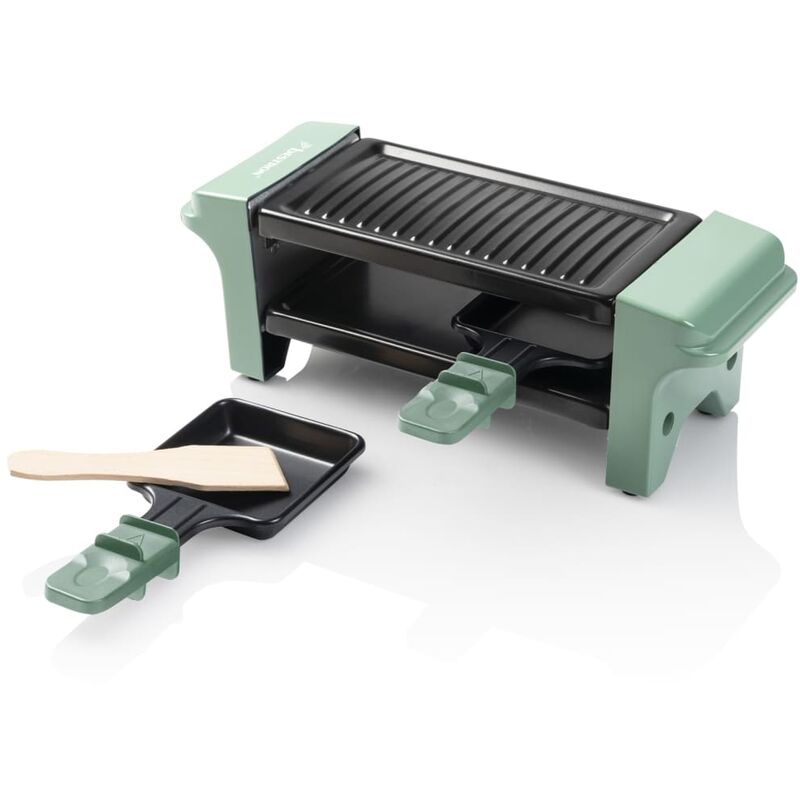 

Parrilla raclette AGR102G negro y verde 350 W - Multicolor - Bestron