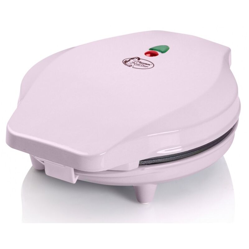 Image of Bestron - macchina per waffle con animali - 700 w - in rosa chiaro - AAW700P
