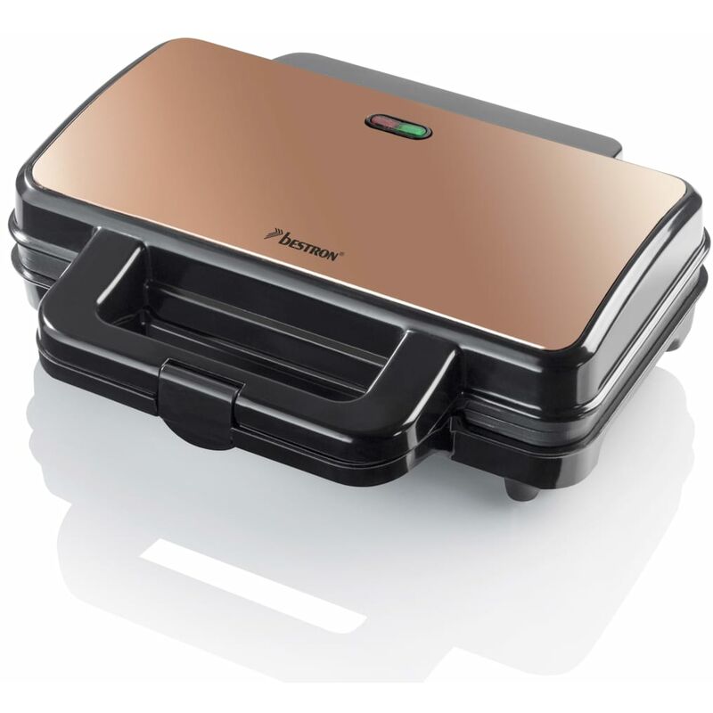 

Sandwichera ASM90XLCO XL 900 W cobre - Rojo - Bestron
