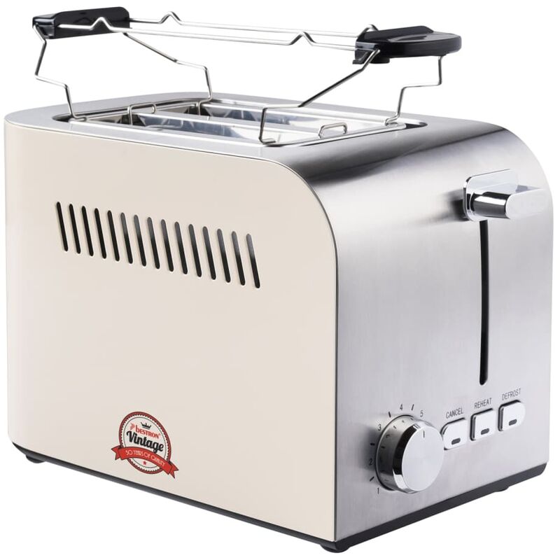 

Bestron Tostadora ATS200RE 850 W marfil vintage - Crema