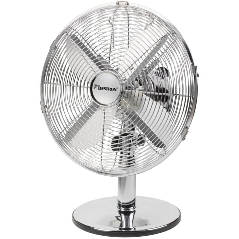 

Ventilador de mesa retro DFT35CH 35 cm cromado - Plateado - Bestron