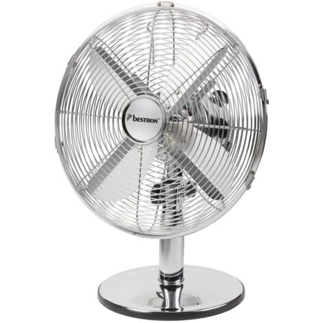 Bestron Ventilador de mesa retro DFT35CH 35 cm cromado
