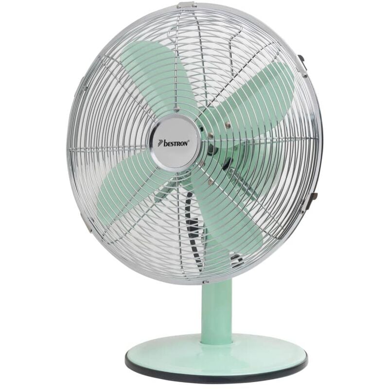 

Ventilador de mesa retro DFT35M verde menta 35 cm 35 W - Verde - Bestron