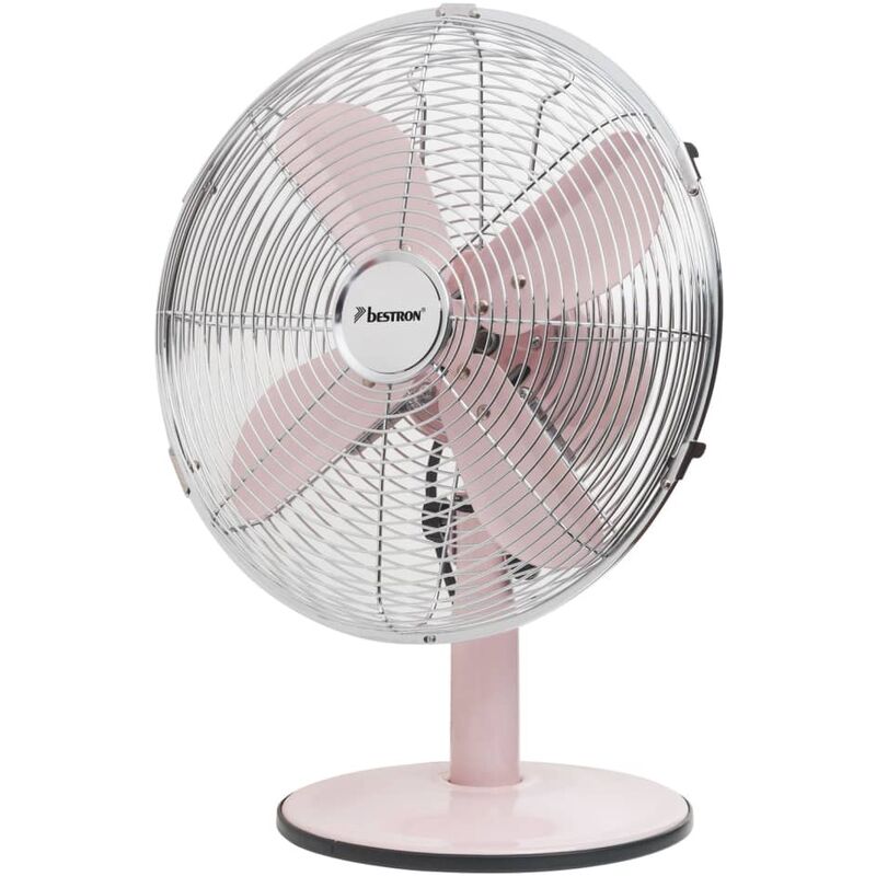 

Ventilador de mesa retro DFT35R rosa 35 cm 35 W - Rosa - Bestron