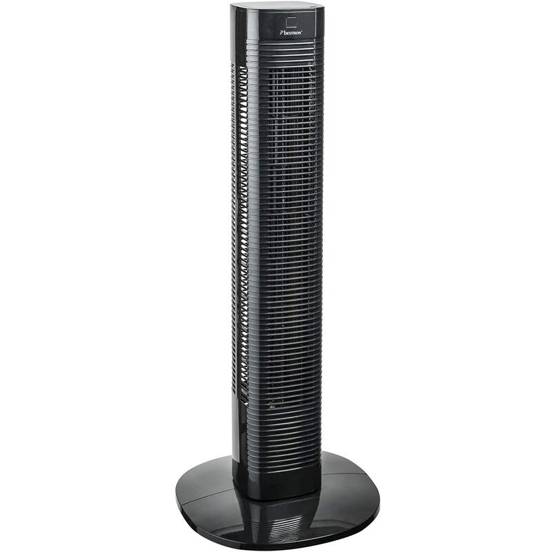 Image of Ventilatore a torre con funzione oscillante e timer, Altezza: 80 cm, 50 w, Nero - Bestron