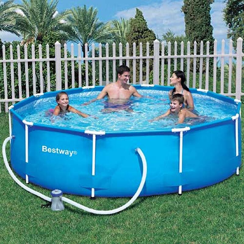 bestway frame pool deluxe splash steel prot 10x66f Bestway frame pool