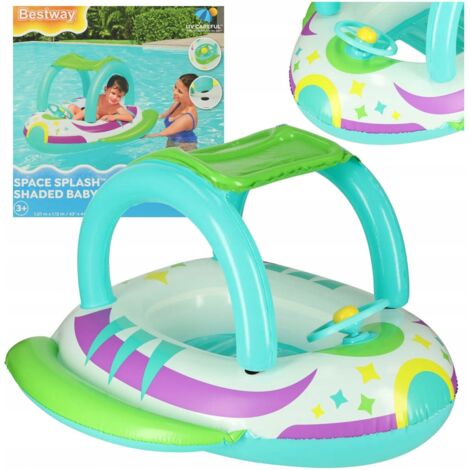 Bestway 34149 aufblasbarer ponton mit autolenkrad