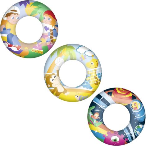Bestway 36014 Ciambella Salvagente Gonfiabile per Bambini, con Fantasia