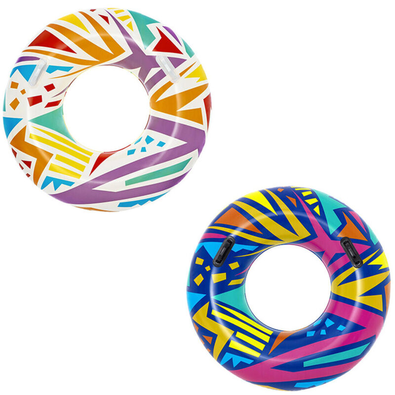 Flotador Hinchable Decorado Con Asas Color Surtido D107 Cm +12 Años Playa Y Piscina 36228 - Bestway