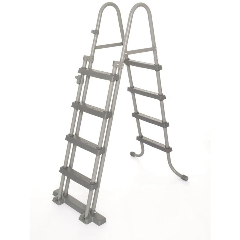 4-Step Pool Safety Ladder Flowclear 122 cm 58331 Bestway Grey