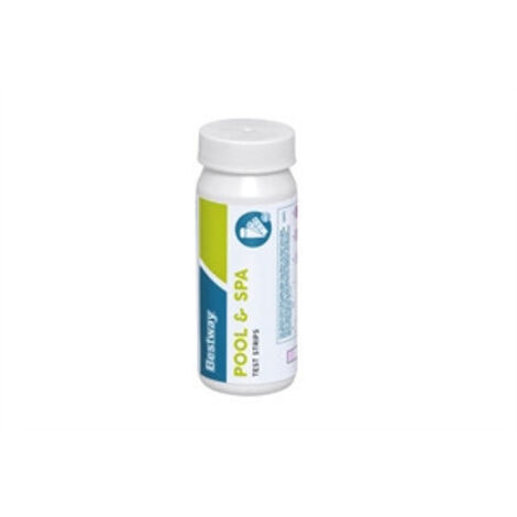 Bestway 50 Bandelettes Test 3 en 1 chlore, PH et alcalinité