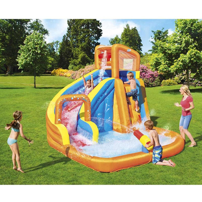 

53301 Turbo Splash Water Zone Castillo de juegos piscina inflable de aire constante - Bestway