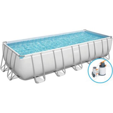 Piscina Bestway Power Steel Fuori Terra 640x274x132 cm