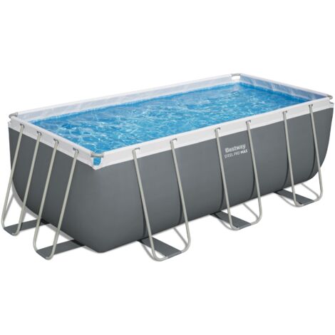 Bestway 5616P-7 Piscina base fuori terra Steel Pro Max da 412x201x122 cm