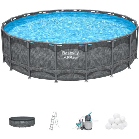 Bestway 561KC Set piscina fuori terra APX 365 con misure da 549x132 cm