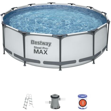 Piscina fuori terra rotonda Bestway 56418 Steel pro max 366x100 cm