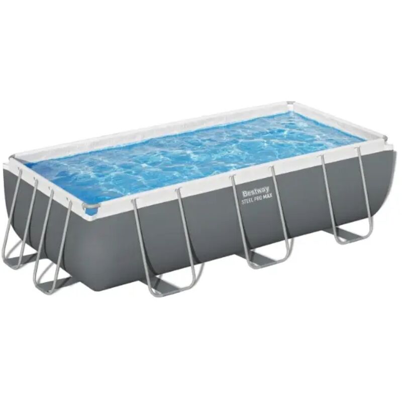 Bestway 56441 7 Set Piscina Fuori Terra Steel Pro Max Da 404x201x10...
