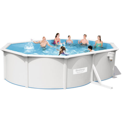 Bestway 56586 piscina hydrium cm 500x360x120 con telaio pompa scaletta fuori terra