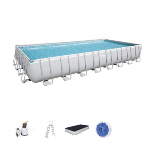 Bestway 56623-2 Piscina Fuori Terra Power Steel da 956 x 488 x 132 cm