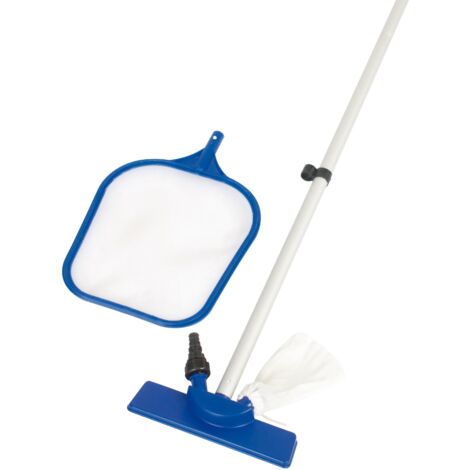 Bestway 58013 kit d'entretien et de nettoyage pour piscine tige de piscine avec sac collecteur de poussie're