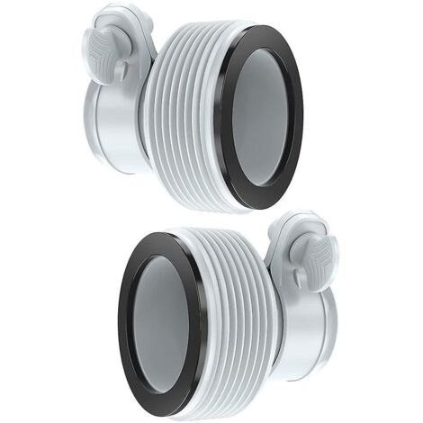 Bestway 58236 - Intex 10722 - Kit adaptateur de pompe de filtration 2 pièces 32 à 38 mm