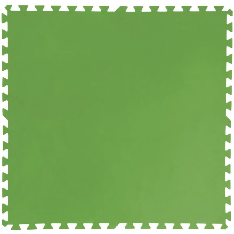 Losas De Suelo Verdes 78 X 78 Cm 9 Piezas