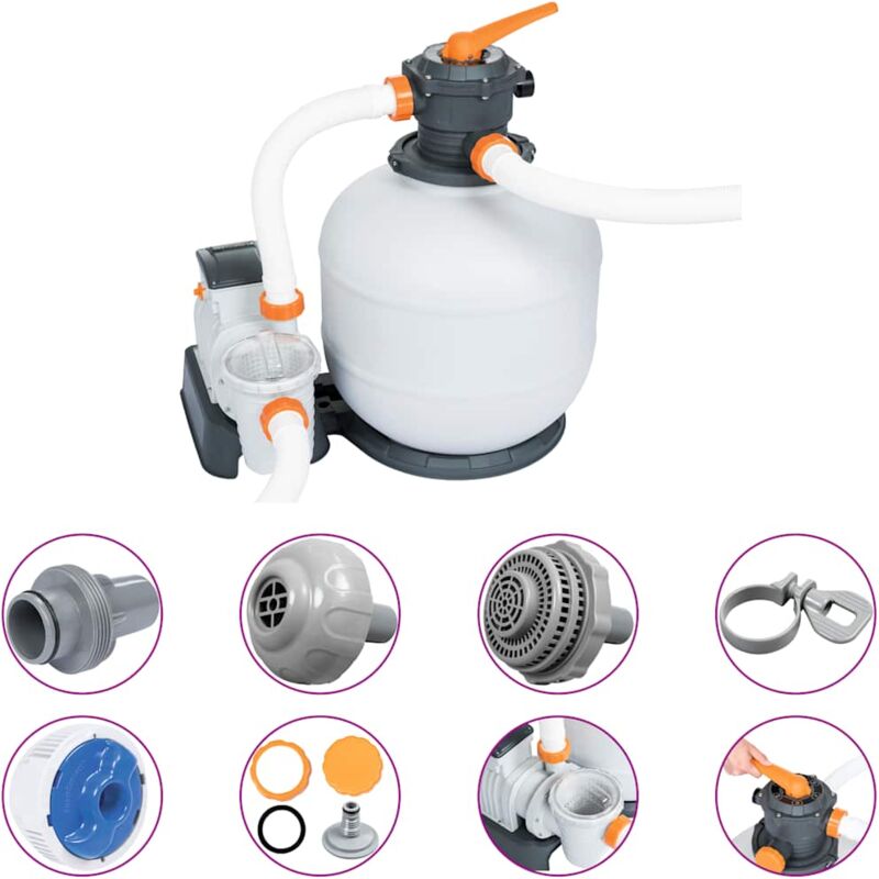 Bestway - Pompe de filtration à sable Flowclear 8327 L/h