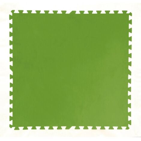 Bestway 58636 tapis de piscine en polyéthylène vert 78x78 cm pack de 9pcs - Salon