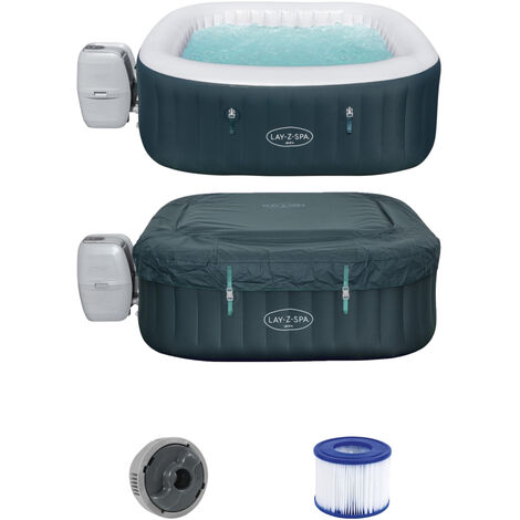 Bestway 60015 Whirlpool aufblasbar Lay-Z-Spa Ibiza AirJet Garten SPA Ø180x66cm