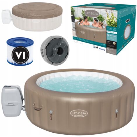 BESTWAY 60017 PALM SPRING AirJet Jacuzzi Lay-Z Spa 4-6 personnes