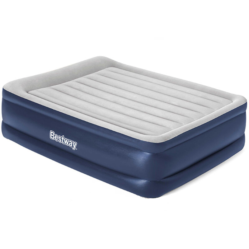 Bestway - Lit gonflable 2 places Tritech pompe électrique intégrée 203x152x56cm