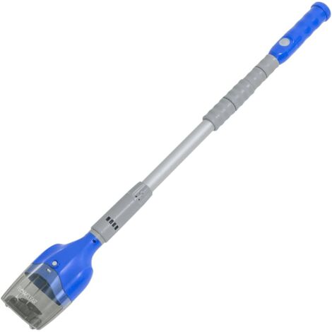 Bestway – Aspirateur de piscine sans fil – Manche télescopique 70-150 cm – Compatible avec piscines jusqu'à 3,05 m – Compartiment transparent 0,65 L