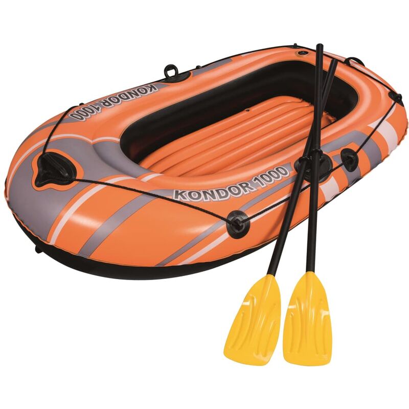 

Barca inflable Kondor 1000 Set 155x93 cm 61078 - Naranja - Bestway