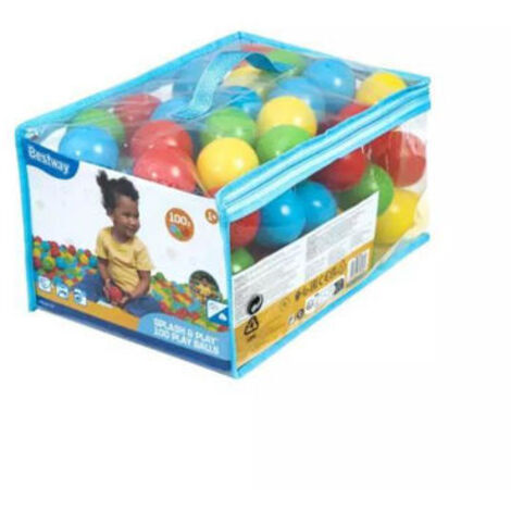 Bestway Bolsa 100 Bolas Piscina Parque de Juegos 585 cm