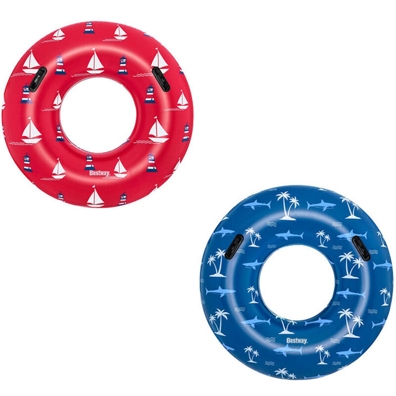 Bestway - Flotteur Gonflable avec Poignées Nautique Couleur Assortie D119 cm +12 Ans Plage et Piscine 36353