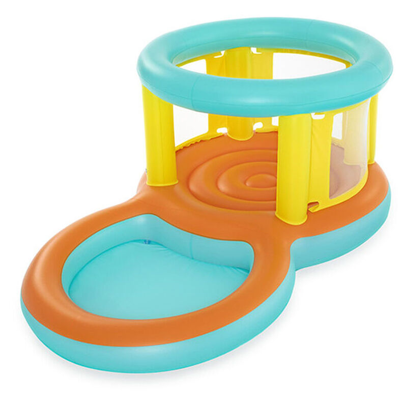 Bestway - Piscine Gonflable Parc de Jeux Sauter 239x142x102 cm +3 à 6 Ans Jardin 52385