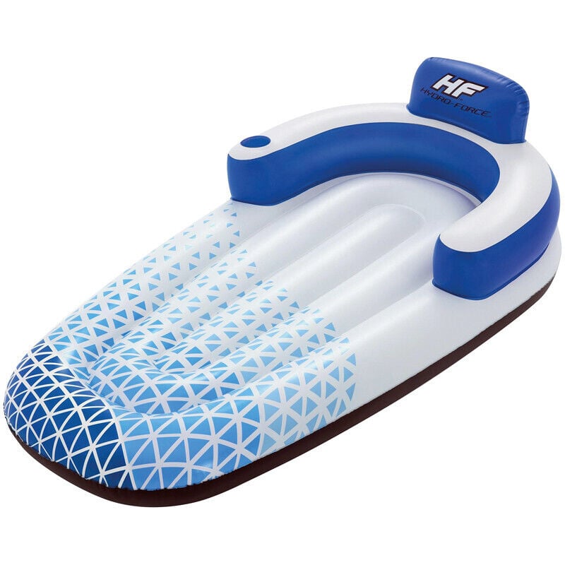 Bestway - Matelas gonflable piscine 1 place Indigo Wave 191 x 107 cm