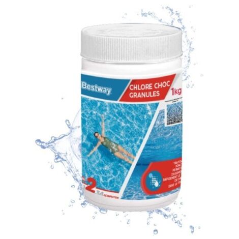 Bestway Chlore Choc - Pot de 1kg