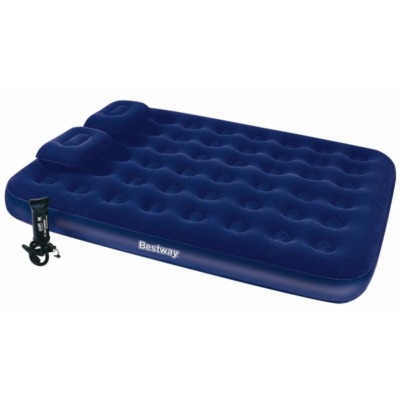 

Bestway colchón inflable con almohada y bomba 203x152x22 cm 67374 - Rogal