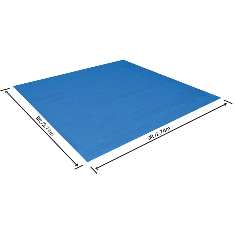 

Bestway Cubierta de suelo para piscina Flowclear 274x274 cm - Azul