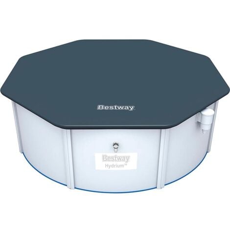 BESTWAY cubierta piscina 396 cm 58292 , Cubierta piscina 396 cm 58292Con este cobertor de invierno para piscinas redondas podrás evitar que entren particulas que ensucien el ag