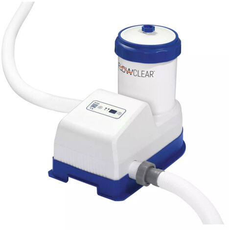 BESTWAY depuradora cartucho wifi 7570 l/h 58680 , Depuradora cartucho WIFI 7570 L/HVotaje: 220/240 VPotencia: 125 WConexión para manguera de 38 mmPara piscinas de 1