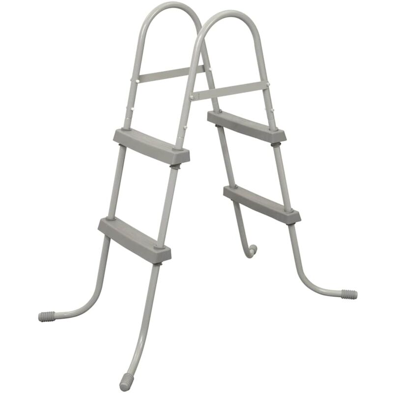 

Escalera para piscina 2 peldaños Flowclear 84 cm - Gris - Bestway