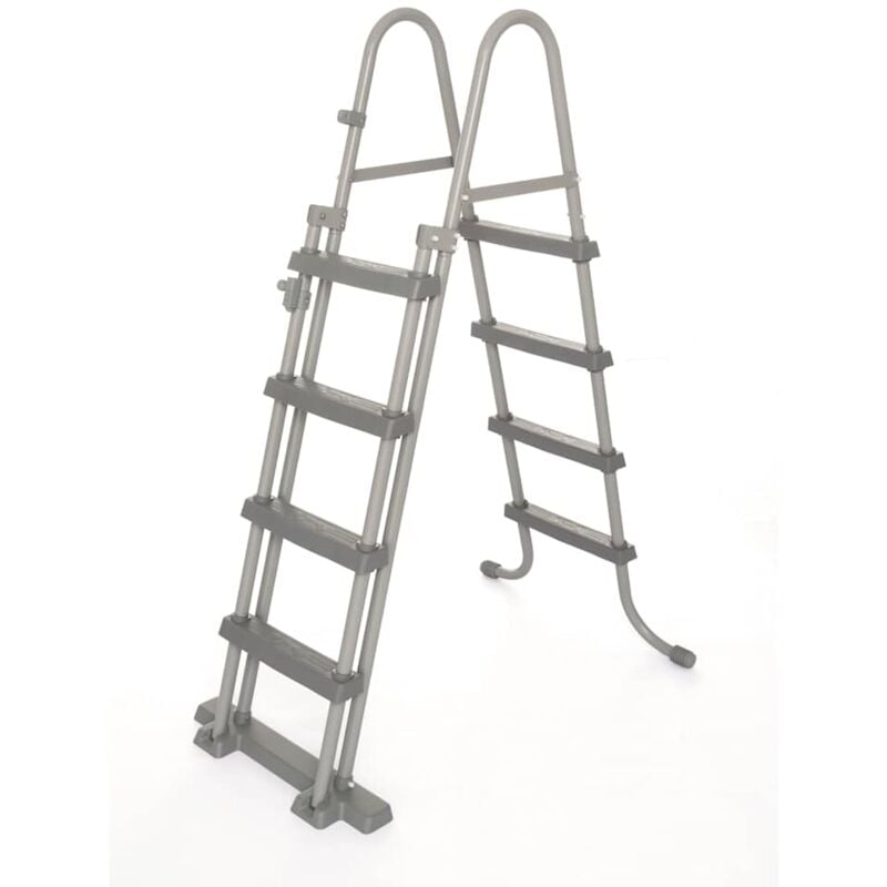 

Escalera para piscina 4 peldaños Flowclear 122 cm 58331 - Gris - Bestway